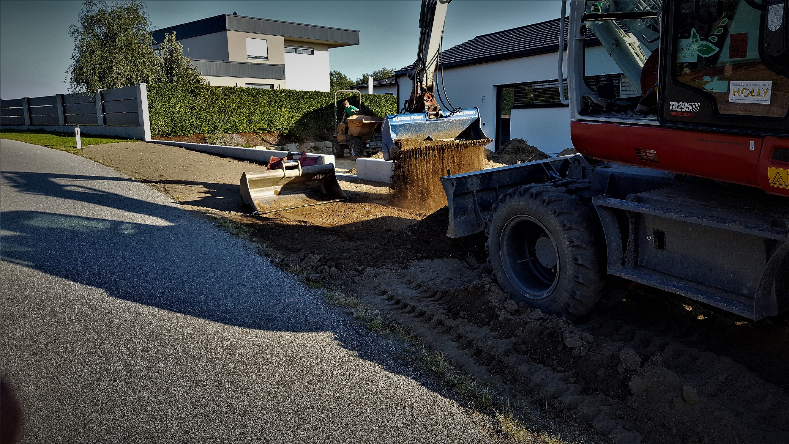 Baggertech im Einsatz