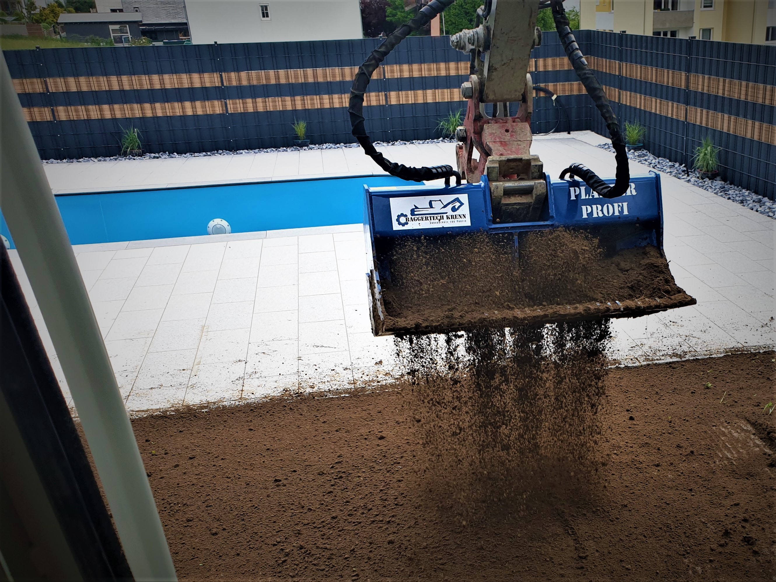 Baggertech im Einsatz